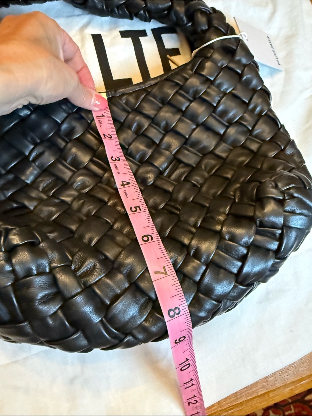 Walter Baker indie Black Braided Leather Hobo bag - Picture 4 of 4